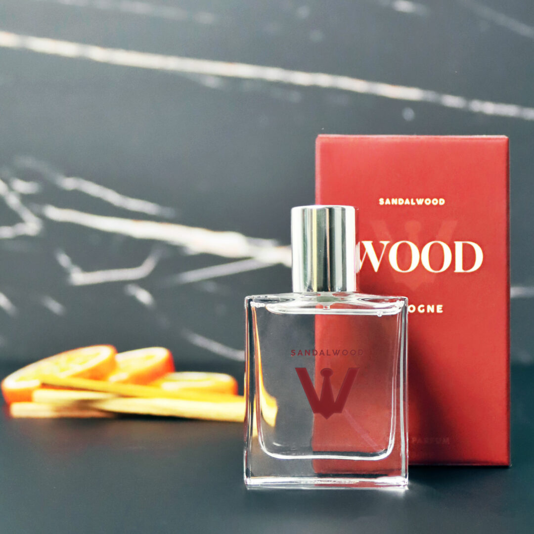 Wood Lifestyle Products | Fragrance for Men and Women | sandalwood orange backgorund